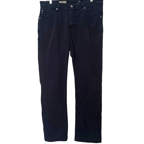 Ag Adriano Goldschmied Other - AG Adriano Goldschmied Navy Blue Graduate Tailored Leg Chino Pants Mens 33 x 32